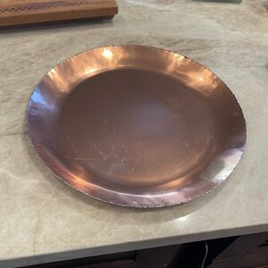 Nordstrom at Home copper serving plate or decor
